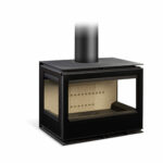 poêle à bois rocal habit 73 TC+T